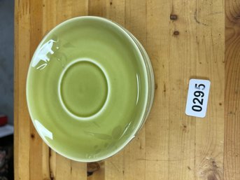 Aloha Dinnerware By French Saxon Lime Green Plates Set Of 5 (2)