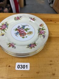 Set Of 4 Noritake China Floral Dishes