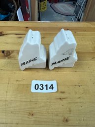 Vintage Maine Salt And Pepper Shakers - DP