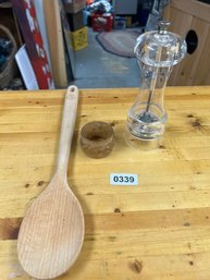 Misc. Kitchen Items Including 'The Wooden Spoon' Featured In Every 80's Household