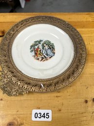 22k Gold Plate Made In The USA The Harker Pottery Co.