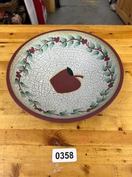 Apples Themed Decorative Bowl