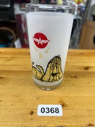 Vintage Flying A Drinking Glass