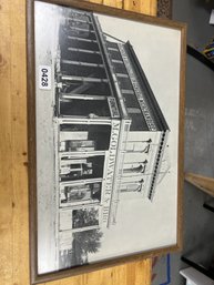 Framed Black And White Photo Of M. Goldwater Store