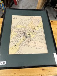 Map Of Biddeford  Saco Maine York County