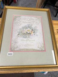 'How I Love A Summer Day' Print In Gold Tone Frame