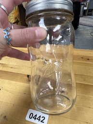 Made In USA Ball Glass Jar With Shaker Lid