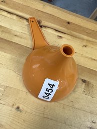 Orange Tupperware Funnel Vintage