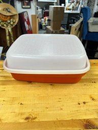 Vintage Meat Tenderizer Container Tupperware With Lid