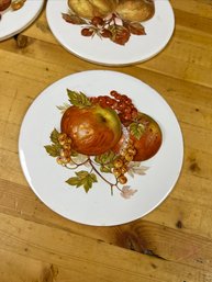 Set Of 4 Fruit Ceramic Trivets