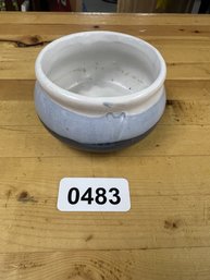 Small Blue And White Pottery Dish