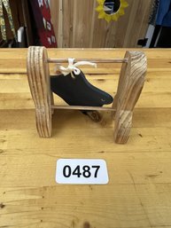 Miniature Wooden Quilt Rack