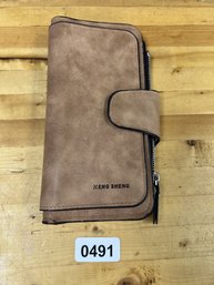Brown Folding Wallet XEGN SHENG Brand