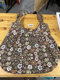 Loral Green And Brown Purse/Satchel