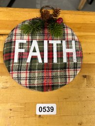 Faith Seasonal Wall Hanging