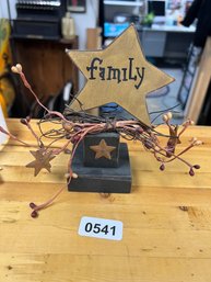 Primitive Family Decorative Sign