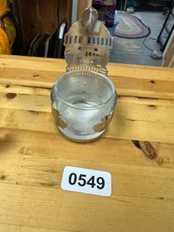 Small Snowman Candle Holder