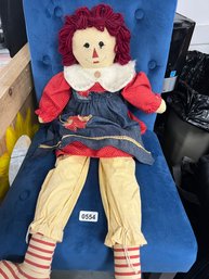 Large Raggedy Ann Doll  31 Inches