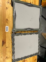 Two Metal Decorative Picture Frames