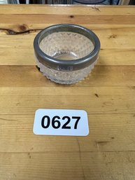 Small Salt Cellar With Metal Shell Detail