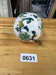 Vintage Porcelain Potpourri Ornament Ball