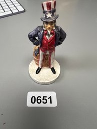 Sebastian Miniature  Hand-Crafted Uncle Sam Figurine