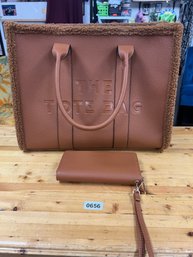 The Tote Bag  Brown Purse With Matching Wallet