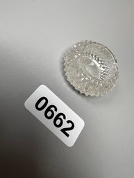 Cut Crystal Salt Cellar  Set Of 2