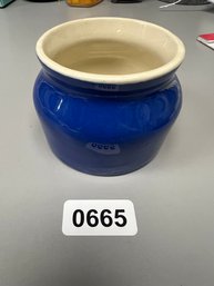 Stoneware Blue Dish  Made In USA