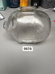 Glass Piggy Bank