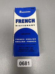 French Dictionary  1959 Edition