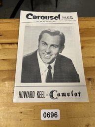 Howard Keel In Camelot  1964 Carousel Theatre Booklet