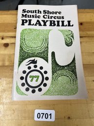 South Shore Music Circus Playbill  1977 #2