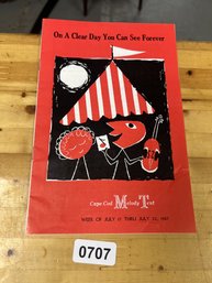 1967 Cape Cod Melody Tent Booklet