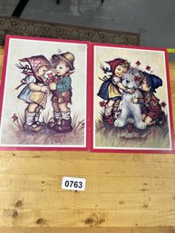 Set Of 2 Hummel-Style Prints