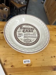 Vintage Jeannette Royal China Cheesecake Pie Plate