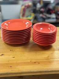 Set Of 17 Thunder Group Inc. NuStone Salmon Colored