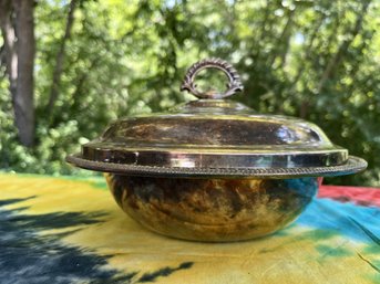 Silver Plated Vintage Serving Dish