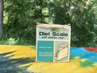 Diet Scale With Calories Chart Circa 1971