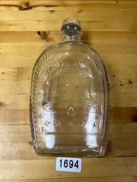Clear Liberty Glass Bottle
