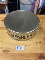Hersey Chocolate And Cocoa Metal Tin