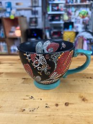 World Market Mosaic Butterfly Cup/Mug
