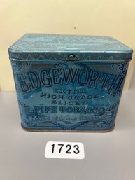 Vintage Edgeworth Pipe Tobacco Tin Description
