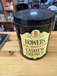 Bowers Cashew Crunch Metal Tin