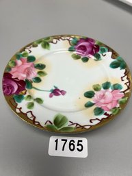 Vintage Floral Saucer Plate