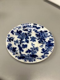 Vintage Blue And White Saucer