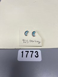 Sterling Silver Moon Earrings