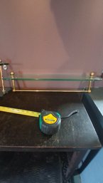 Decorative Glass Bathroom Shelves Set Of 2