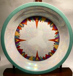 Vintage Hall China Chrysler Art Deco Pie Plate