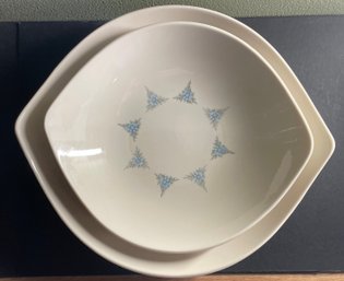 Mid Century Modern Taylor Smith TAYLORTON Rhapsody 2 Stacking Vegetable Bowls